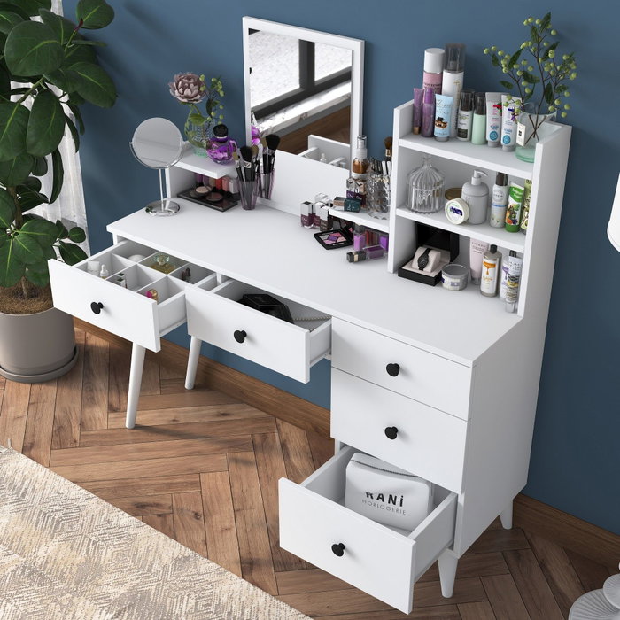 Hanah Home Mesa de maquillaje Bj101 - 2293 Blanca Hanah Home Mesa de maquillaje Bj101 - 2293 Blanca